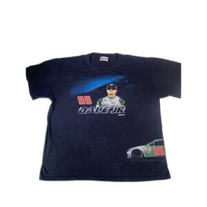 Vintage Chase Authentics NASCAR Dale Earnhardt Jr Double/Side AOP  Wrap Shirt XL